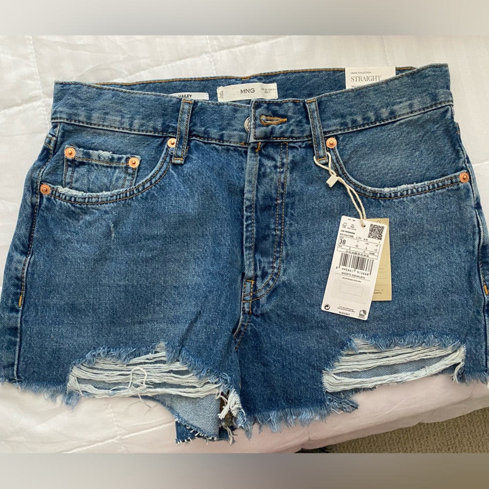 MANGO denim shorts